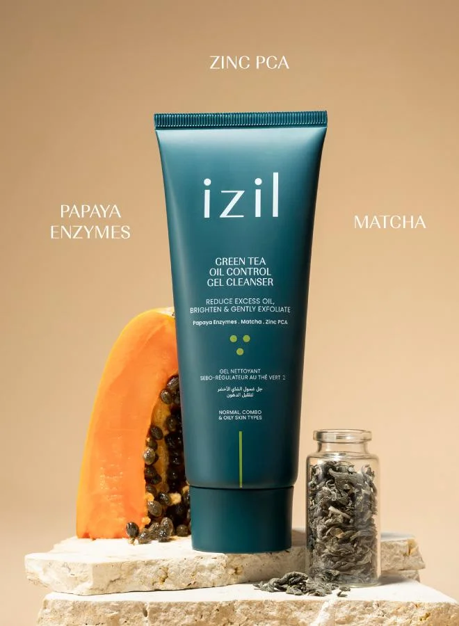 ازيل جل منظف بالزيت الأخضر للشاي